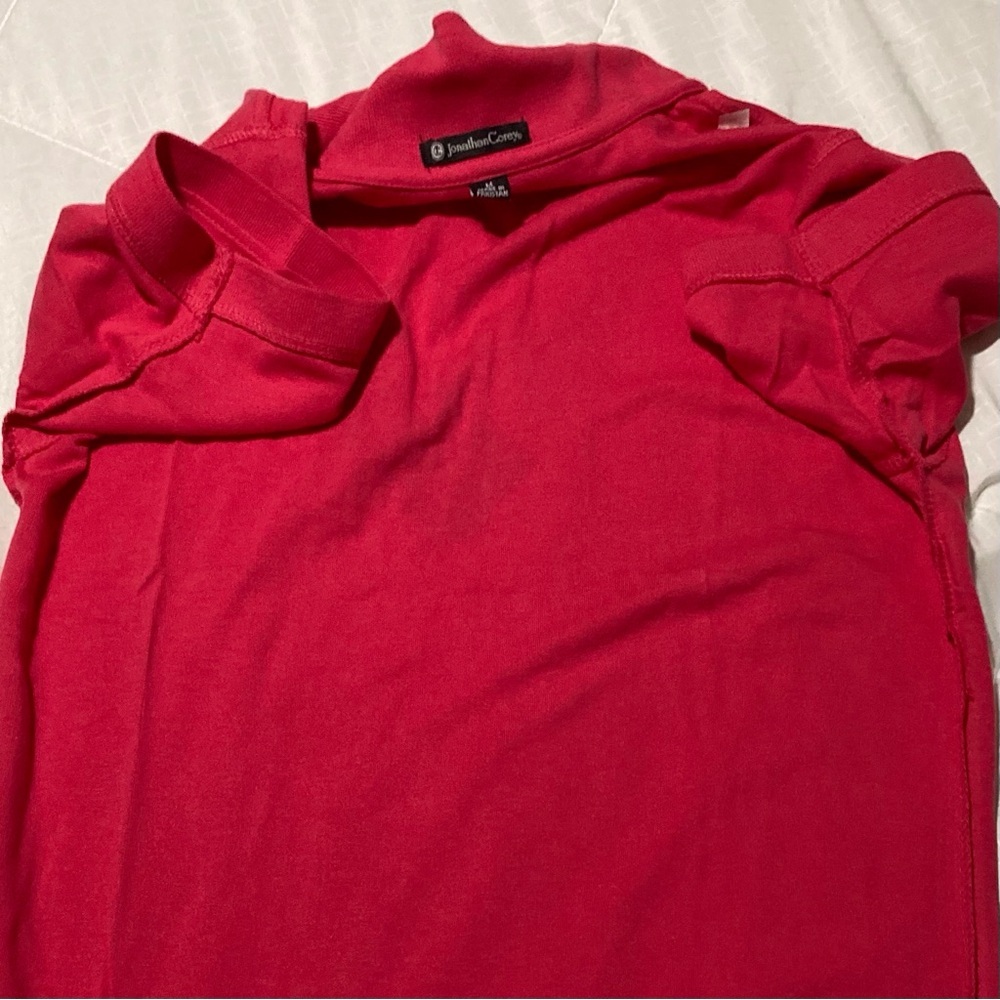 Jonathan Corey Pink Polo Shirt with Classic Collar - Picture 5 of 8